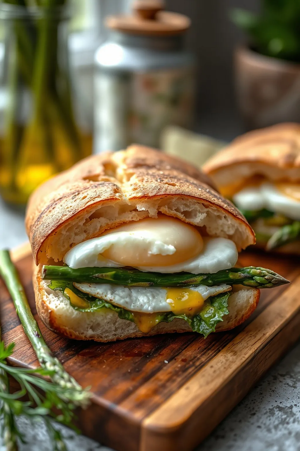 Asparagus and Egg Tramezzino Recipe