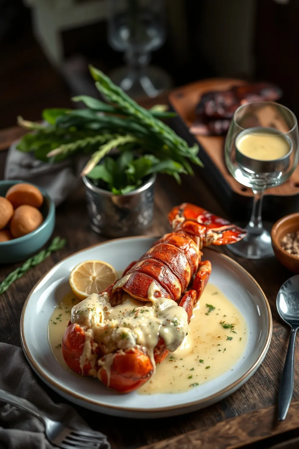 Baked Lobster With Garlic Butter Recipe