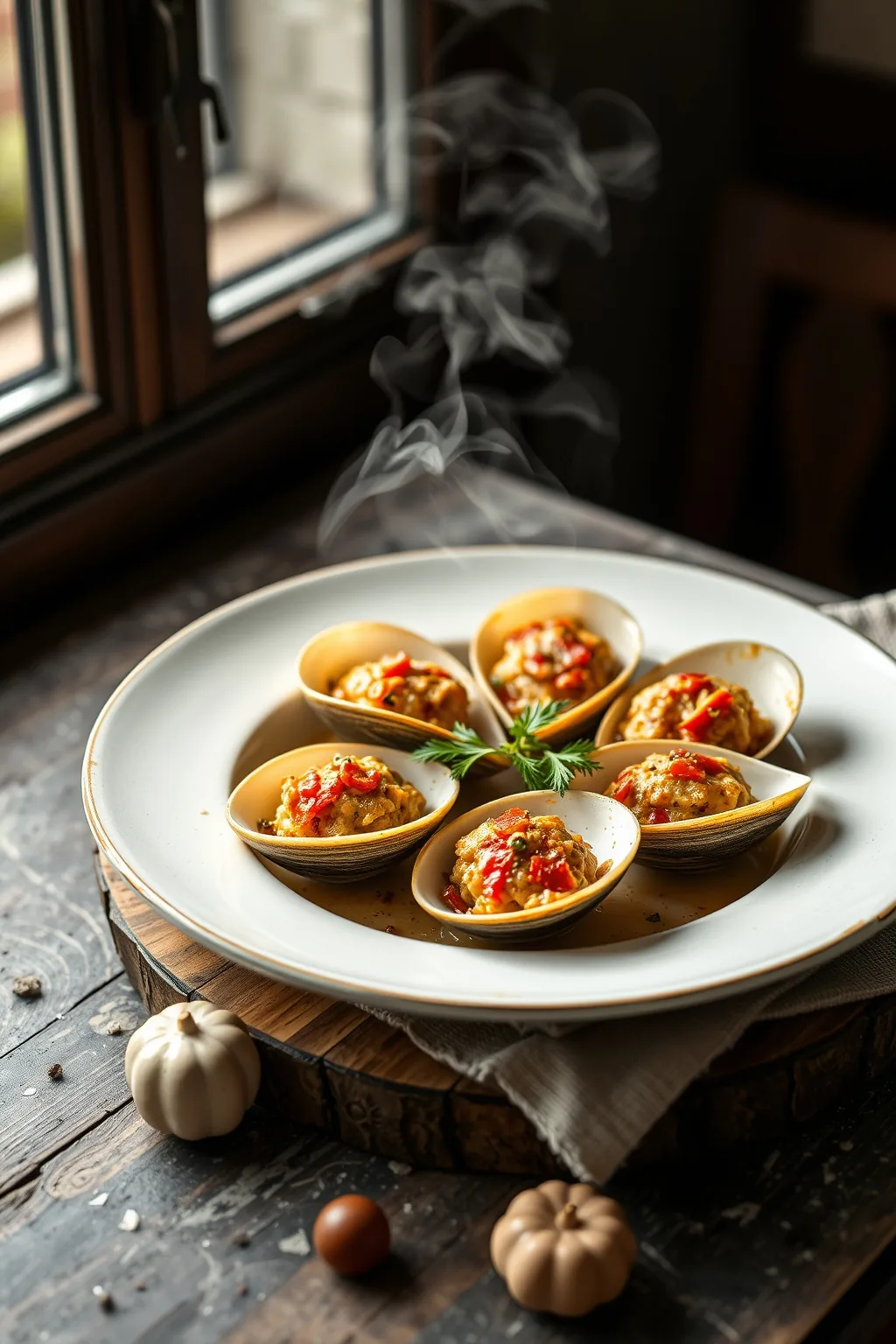 Baked Stuffed Clams Recipe