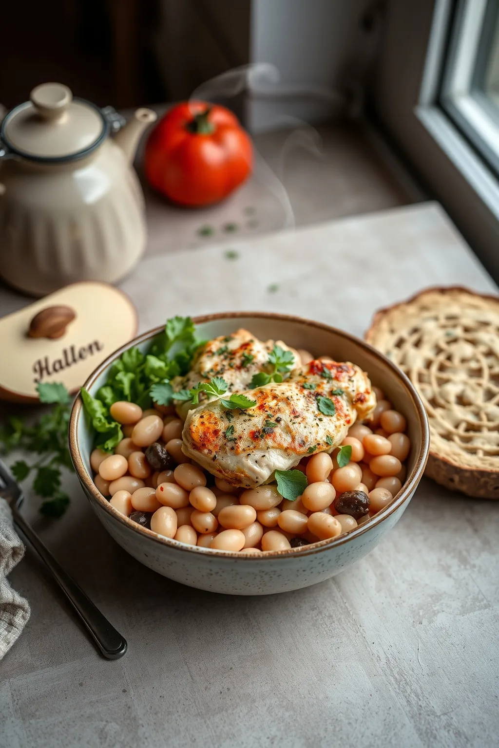 Chicken and White Bean Protein Bowl Recipe