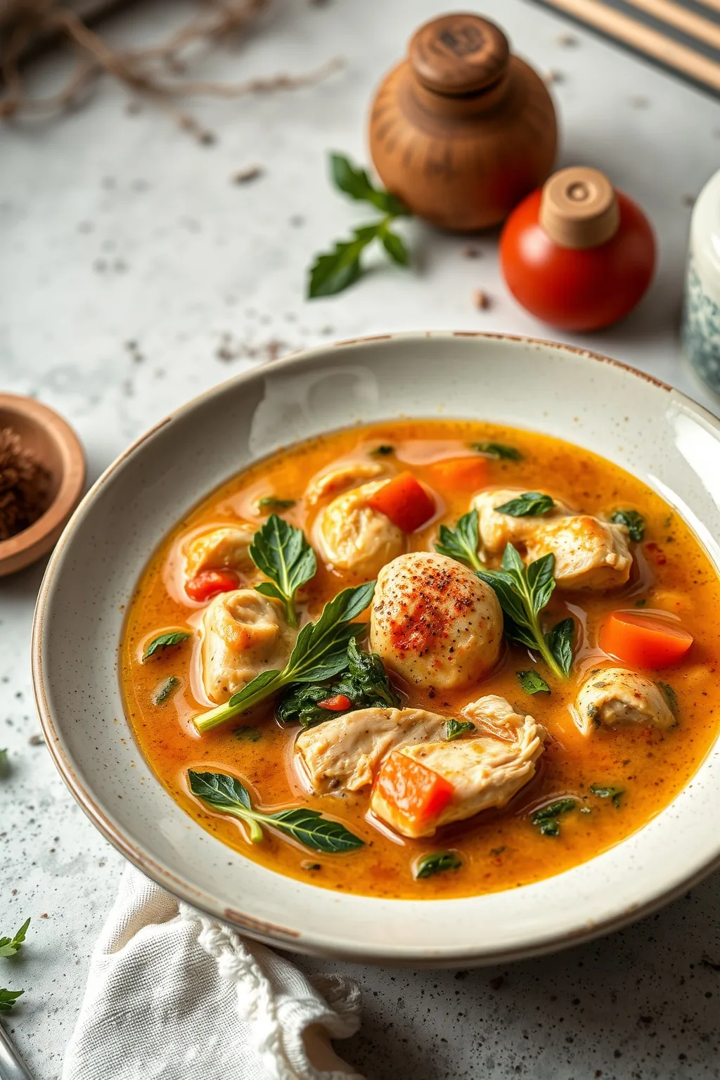 Chicken Florentine Soup Recipe