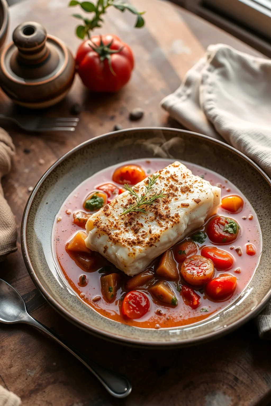 Cod Acqua Pazza Recipe