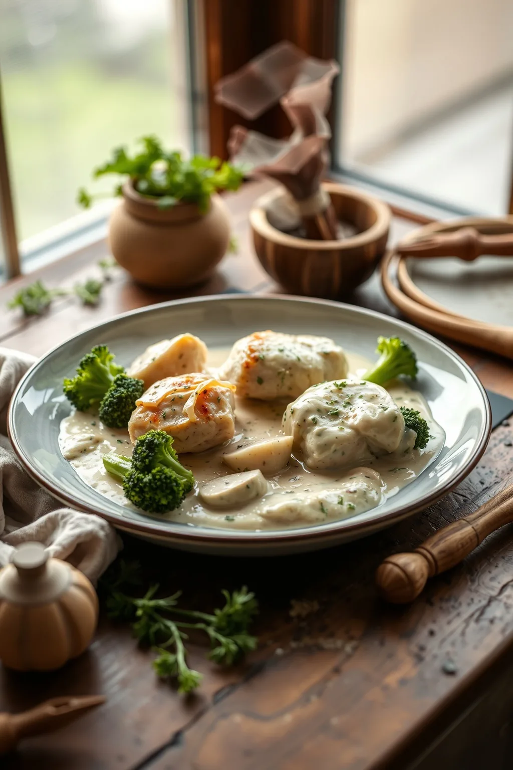 Creamy Garlic Broccoli Chicken Recipe