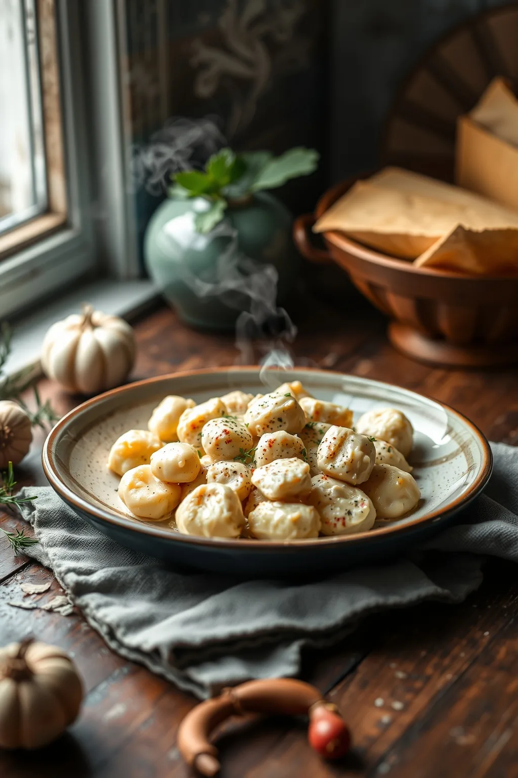 Creamy Garlic Chicken Gnocchi Recipe
