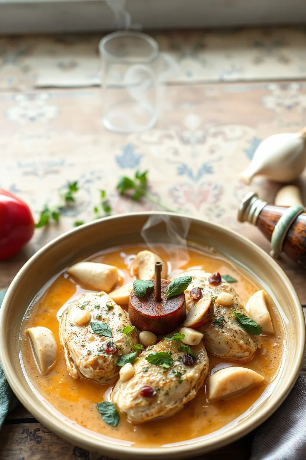 Creamy Garlic Chicken Marsala Recipe