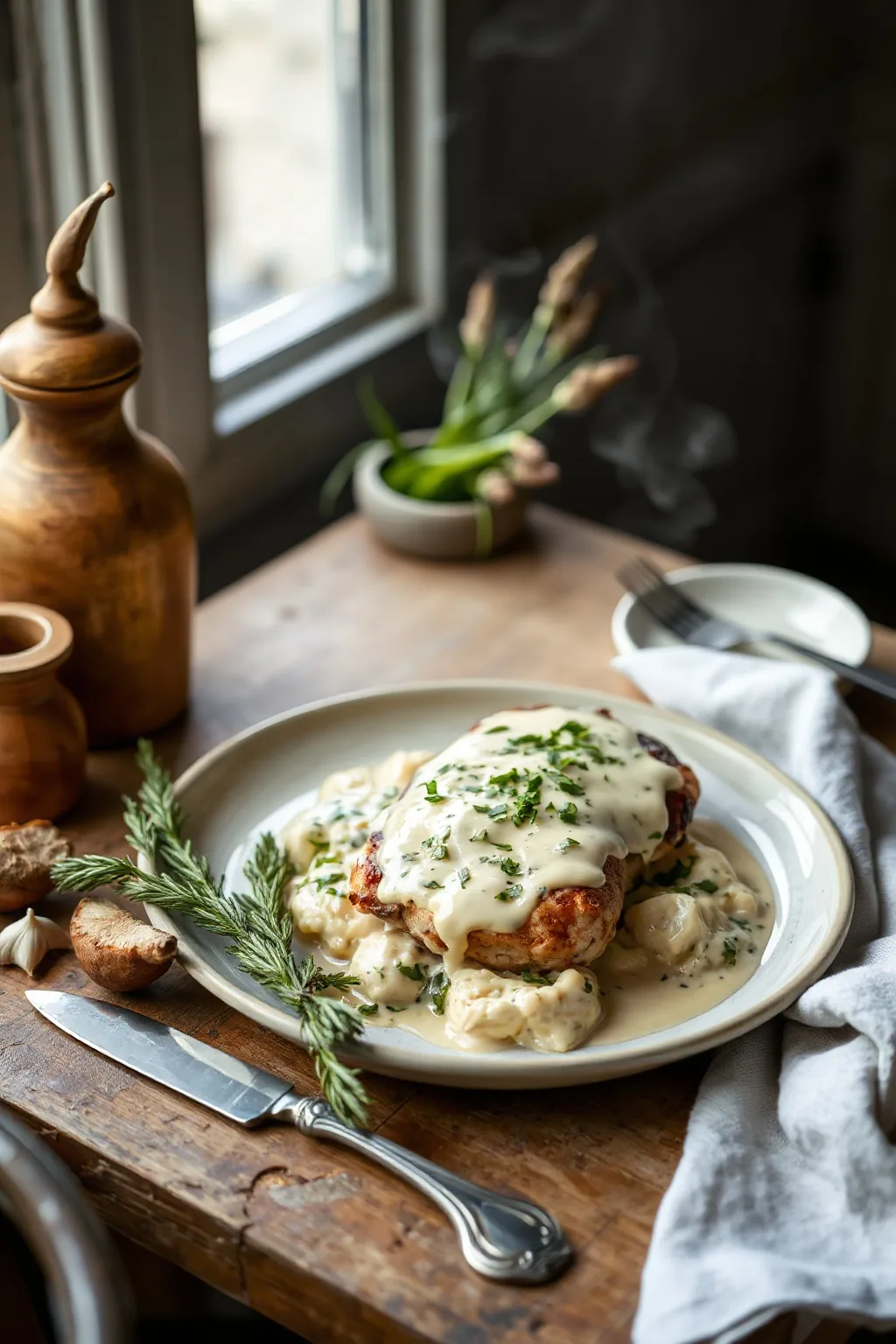 Creamy Garlic Cream Cheese Chicken Recipe