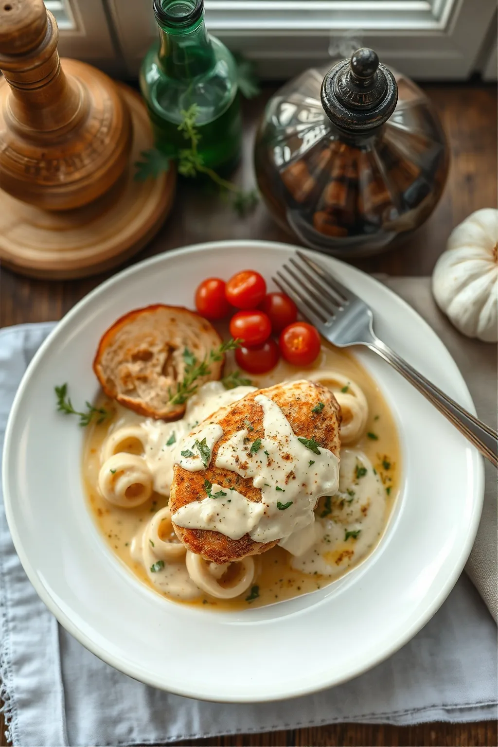 Creamy Garlic Ricotta Chicken Recipe