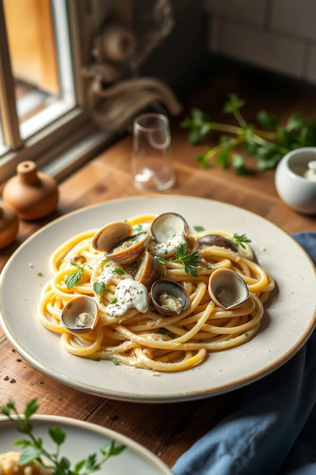 Creamy Linguine With Clam Sauce Recipe