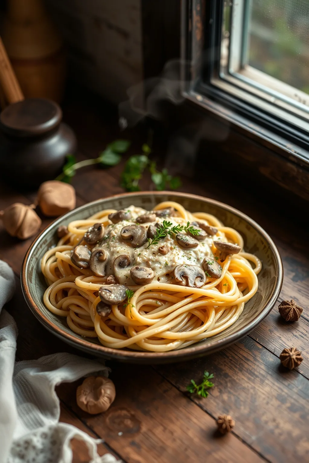 Creamy Mushroom Pasta Recipe