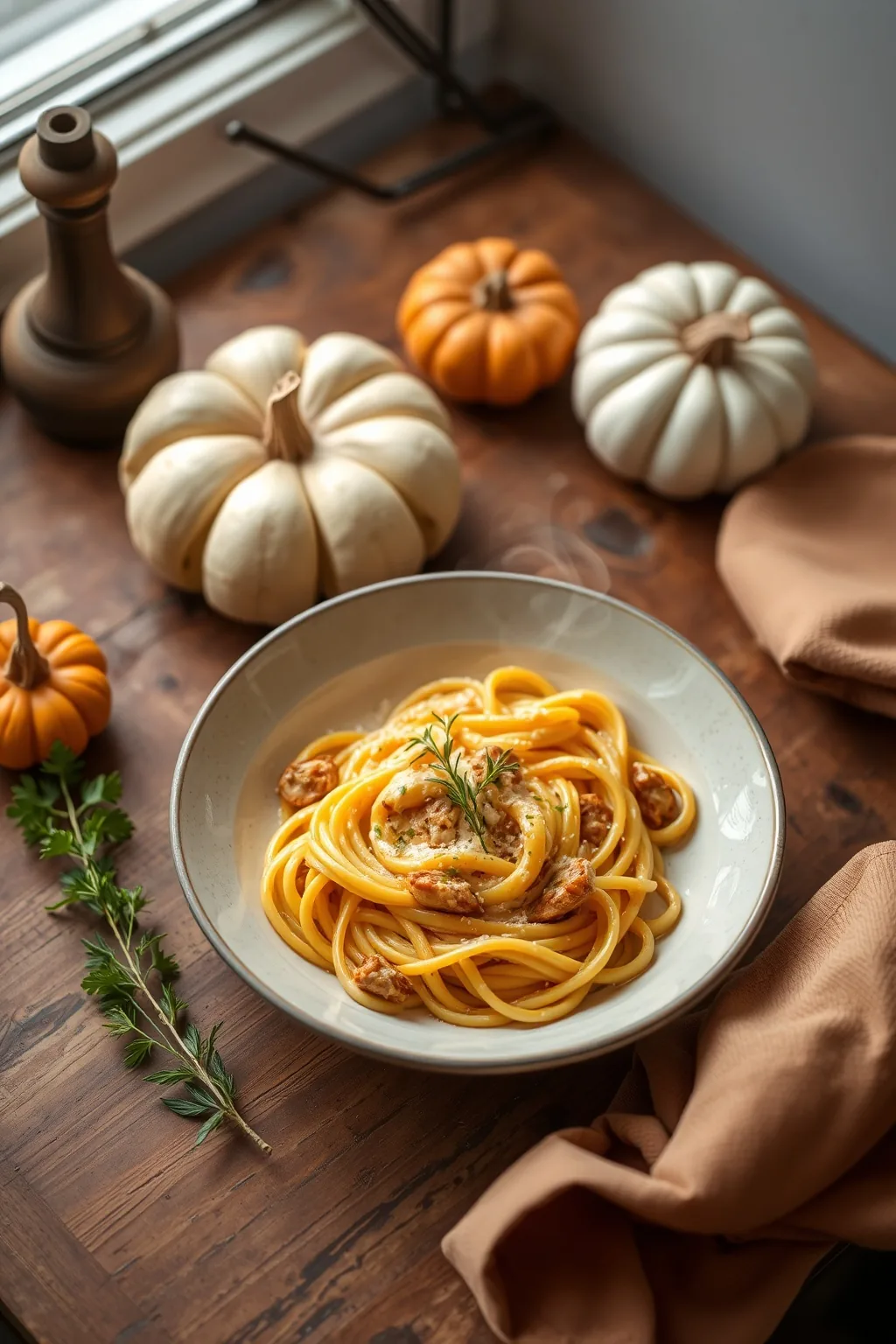 Creamy Pumpkin Pasta Recipe