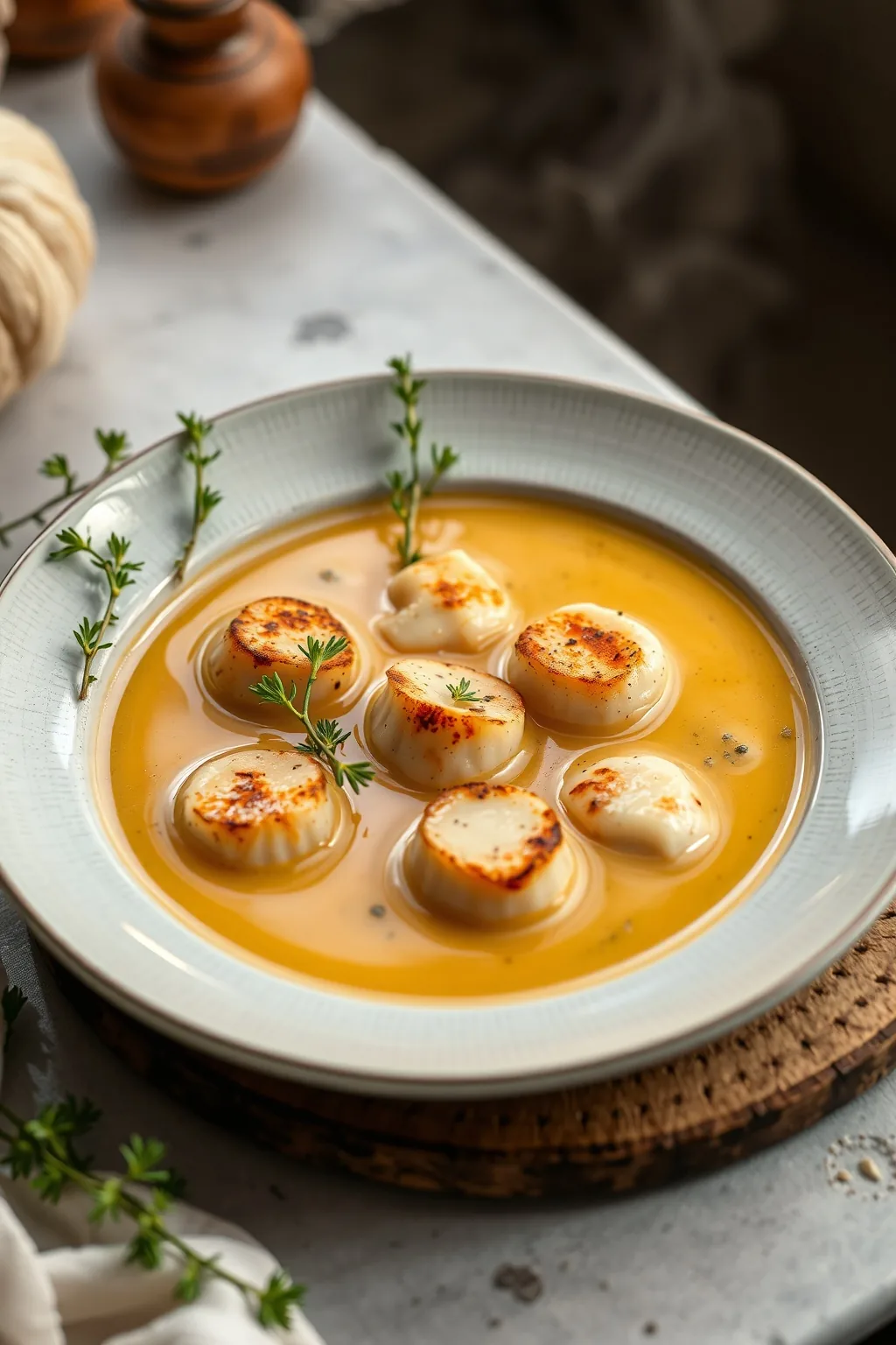 Crema Di Capesante Scallop Soup Recipe