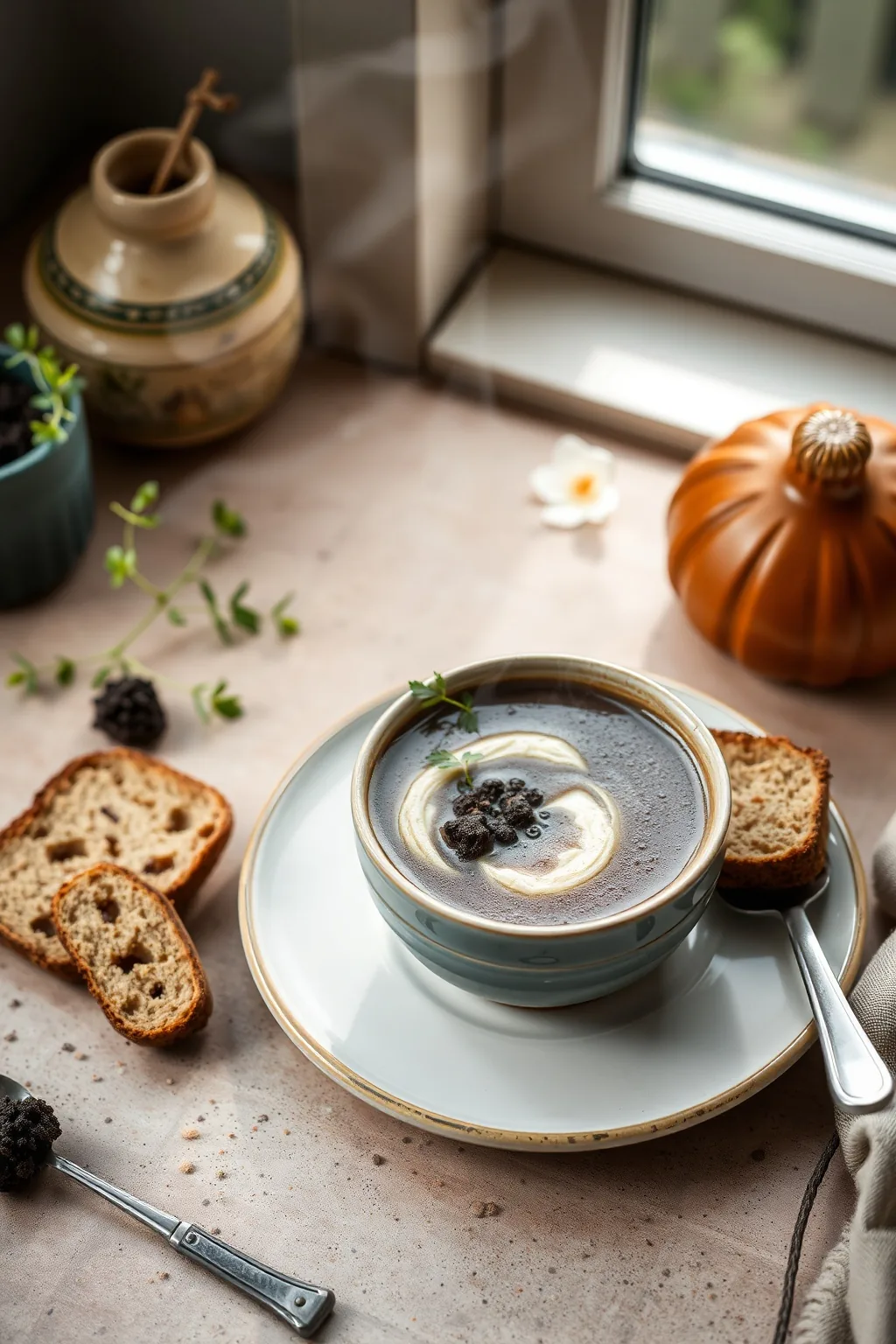 Crema Di Tartufo Nero Black Truffle Soup Recipe