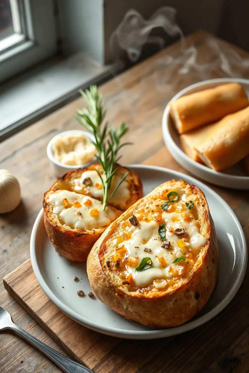 Easy Cheesy Garlic Bread Recipe