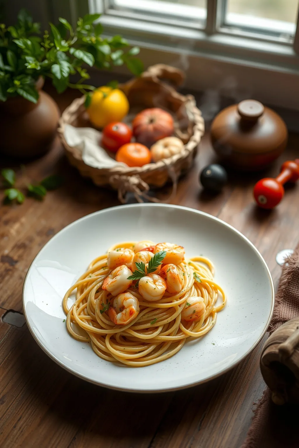 Easy Garlic Shrimp Pasta Recipe