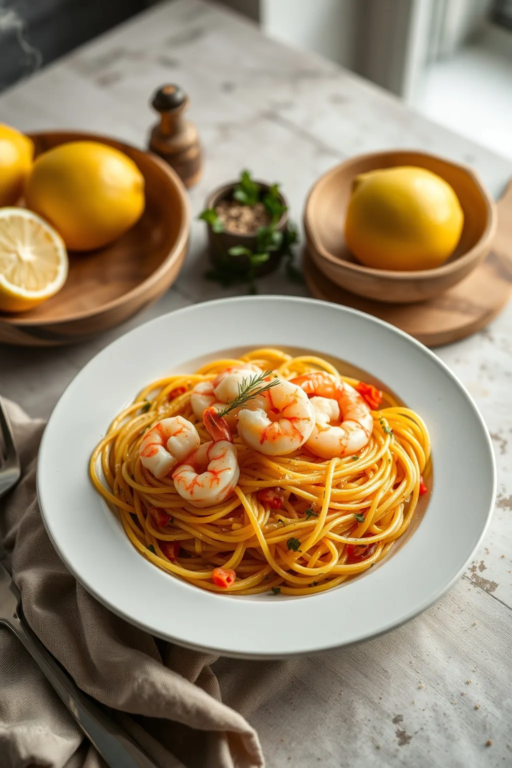 Easy Lemon Shrimp Pasta Recipe