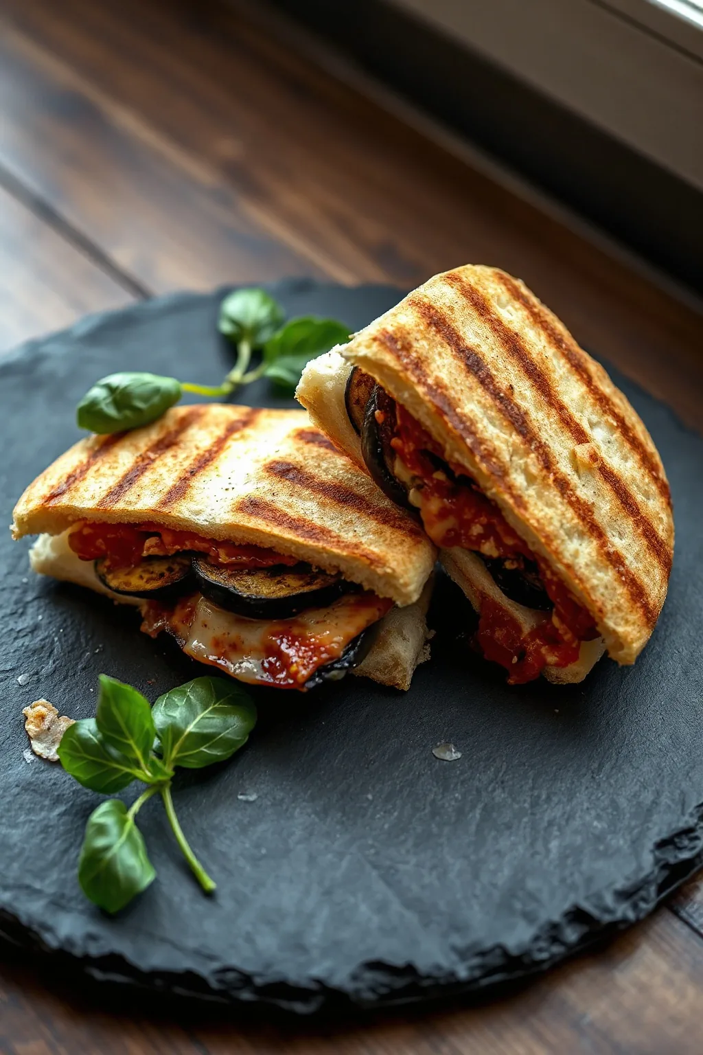 Eggplant Parmigiana Sandwich Recipe
