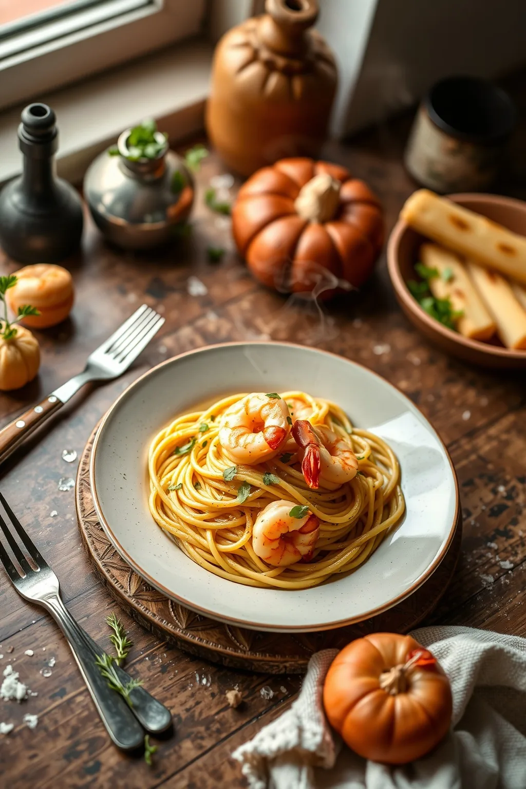 Garlic Butter Shrimp Pasta Recipe