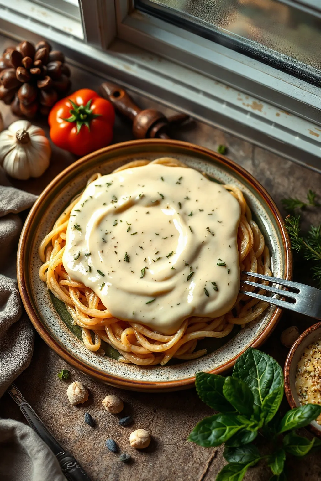 Garlic Parmesan Cream Sauce Recipe