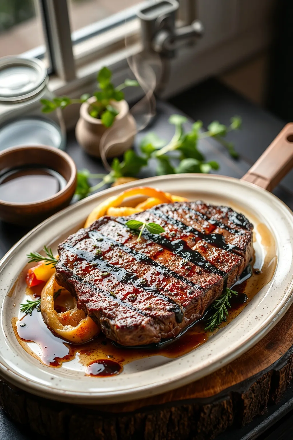 Grilled Balsamic Ribeye Recipe