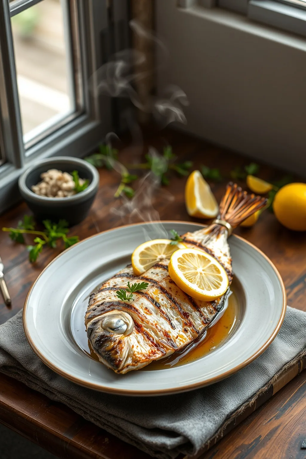 Grilled Branzino with Lemon Recipe