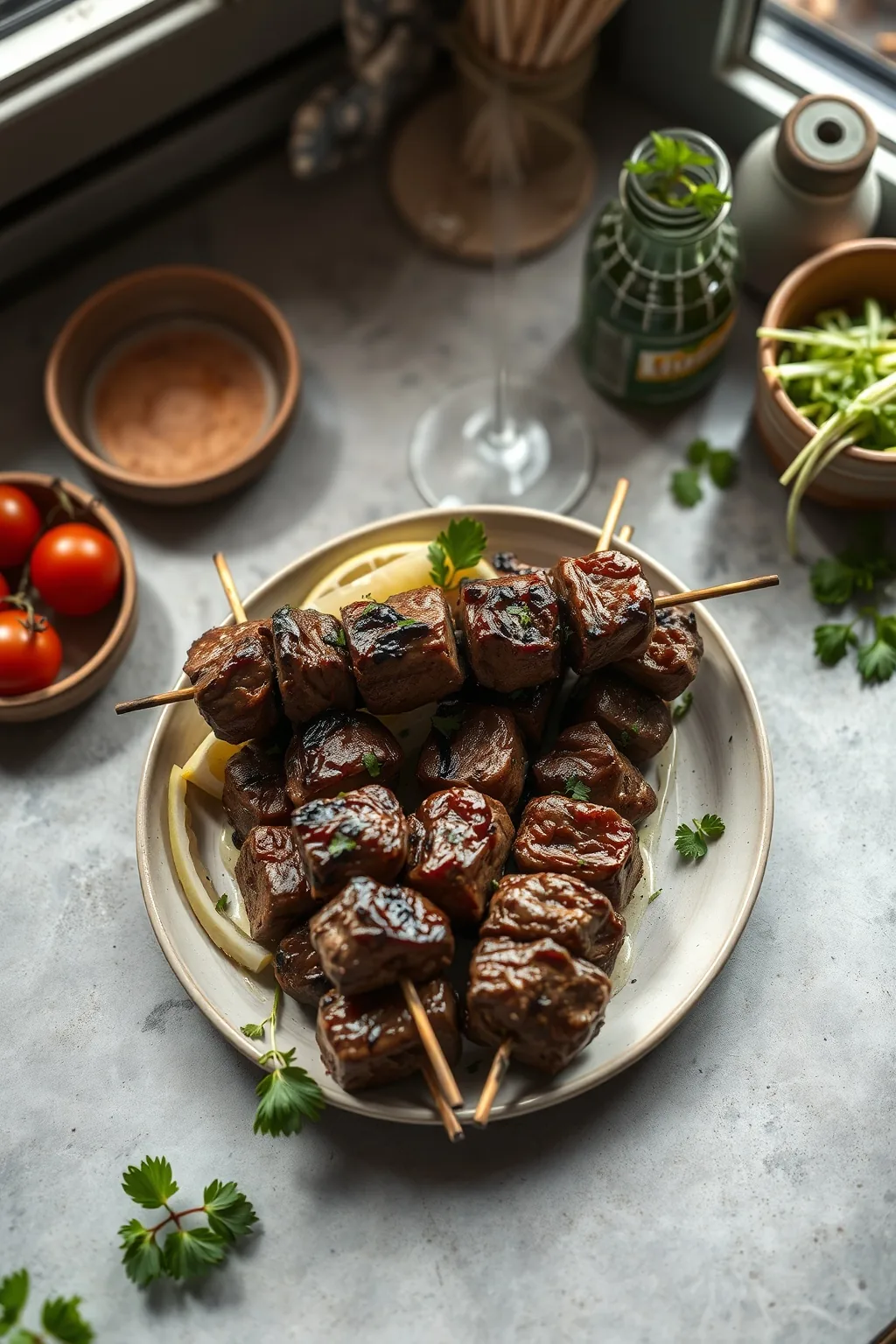 Grilled Italian Beef Kabobs Recipe