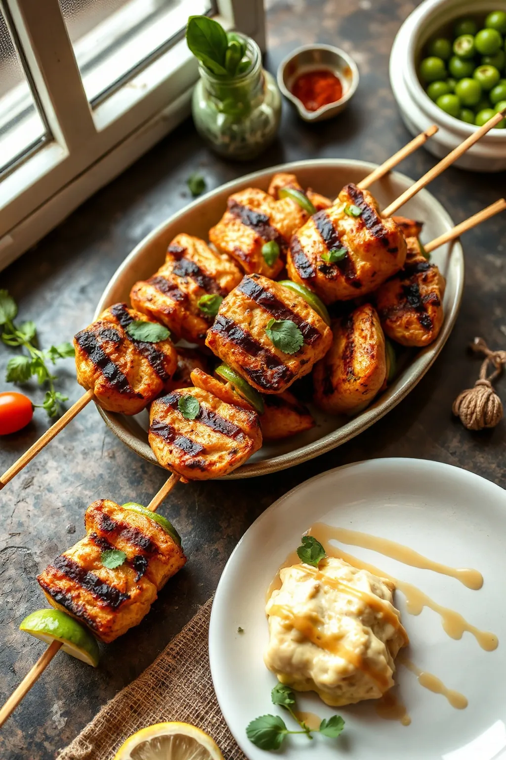 Grilled Italian Chicken Skewers Recipe