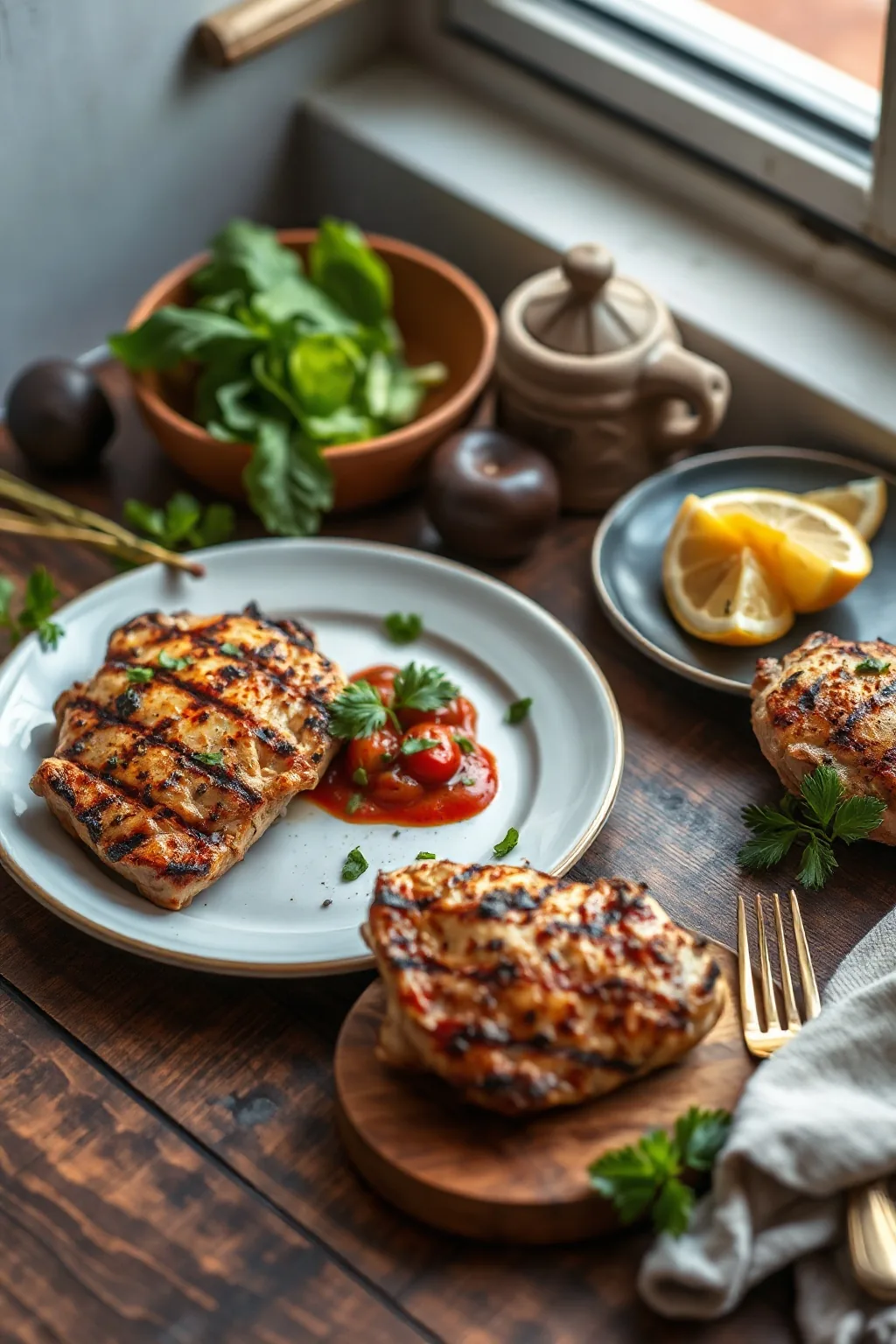 Grilled Italian Chicken Thighs Recipe