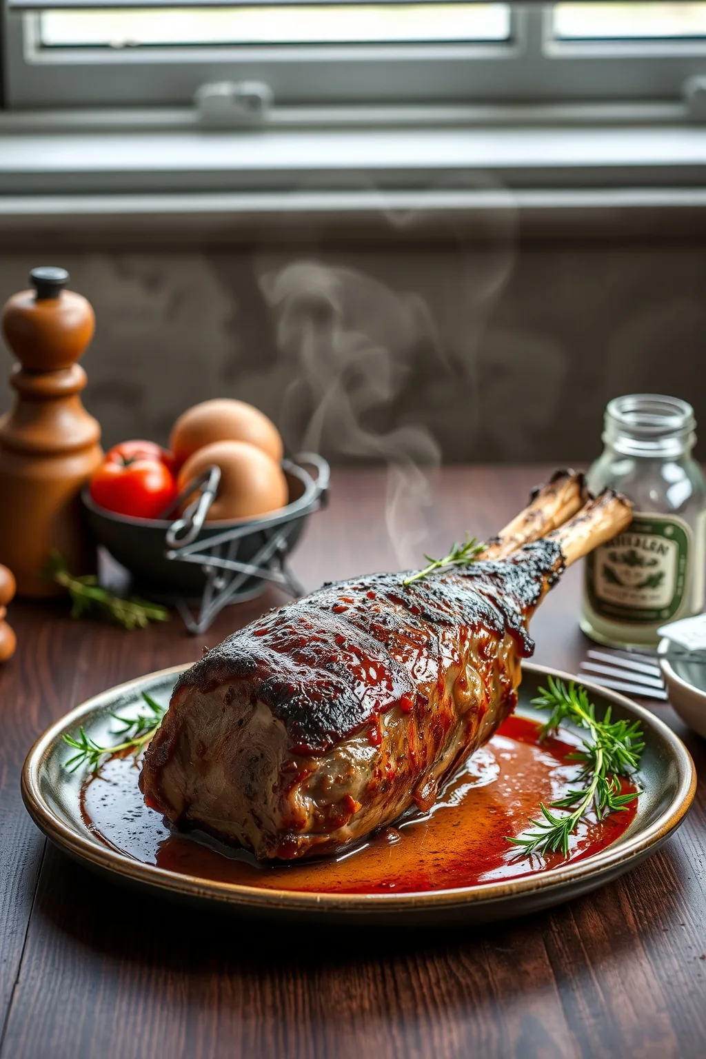 Grilled Italian Lamb Leg Recipe