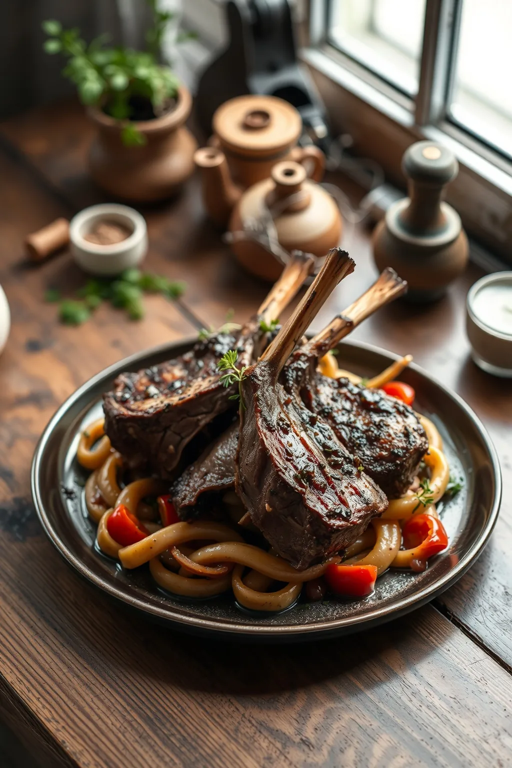 Grilled Italian Lamb Ribs Recipe