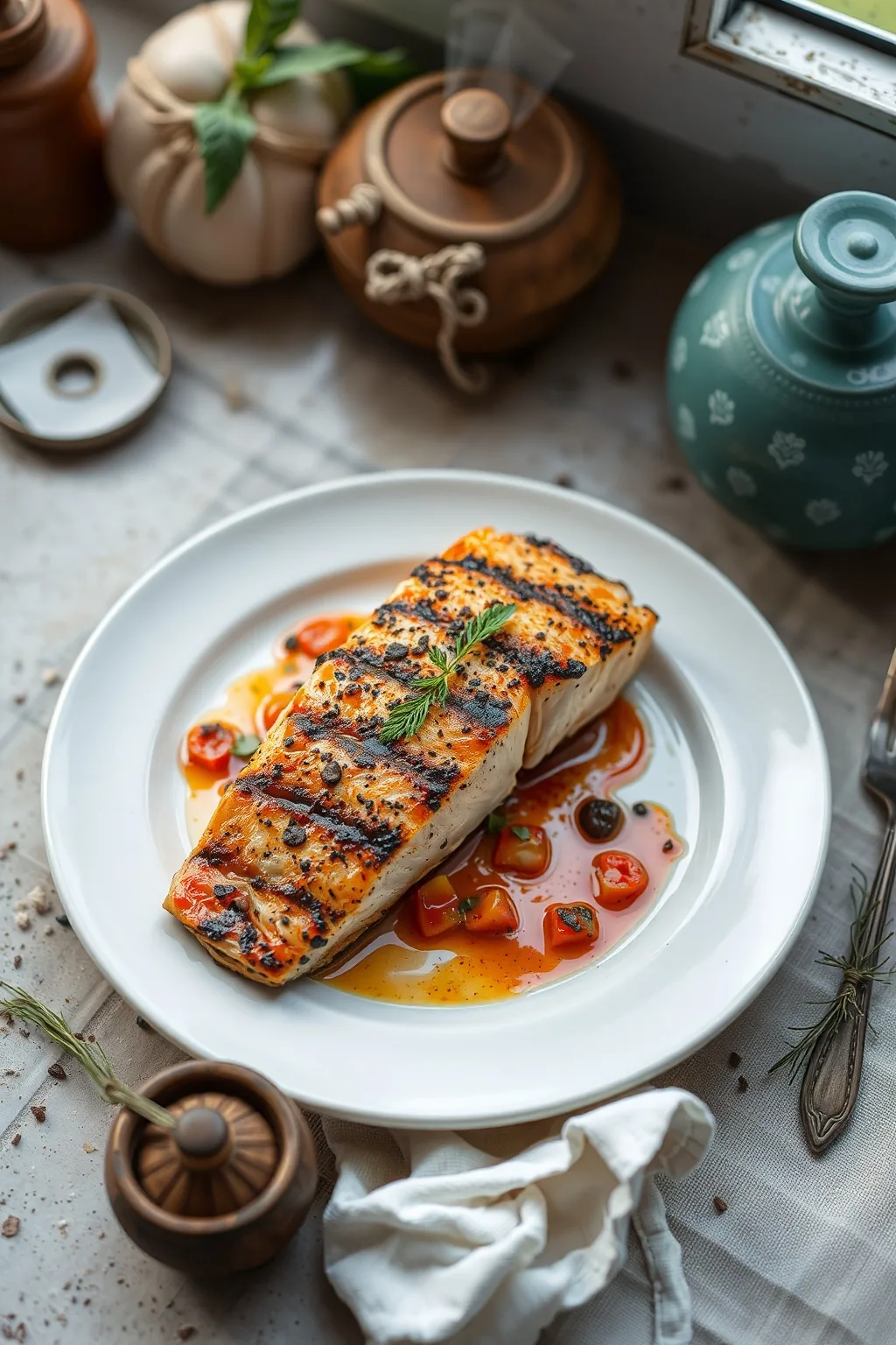 Grilled Italian Salmon Recipe