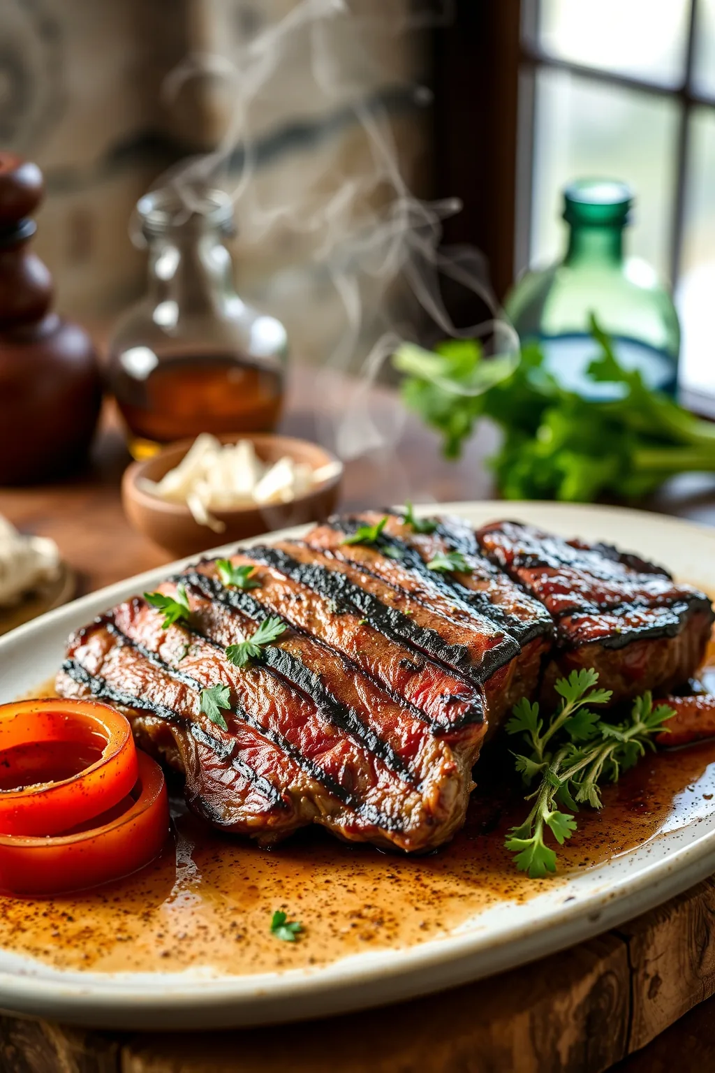 Grilled Marinated Ribeye Recipe