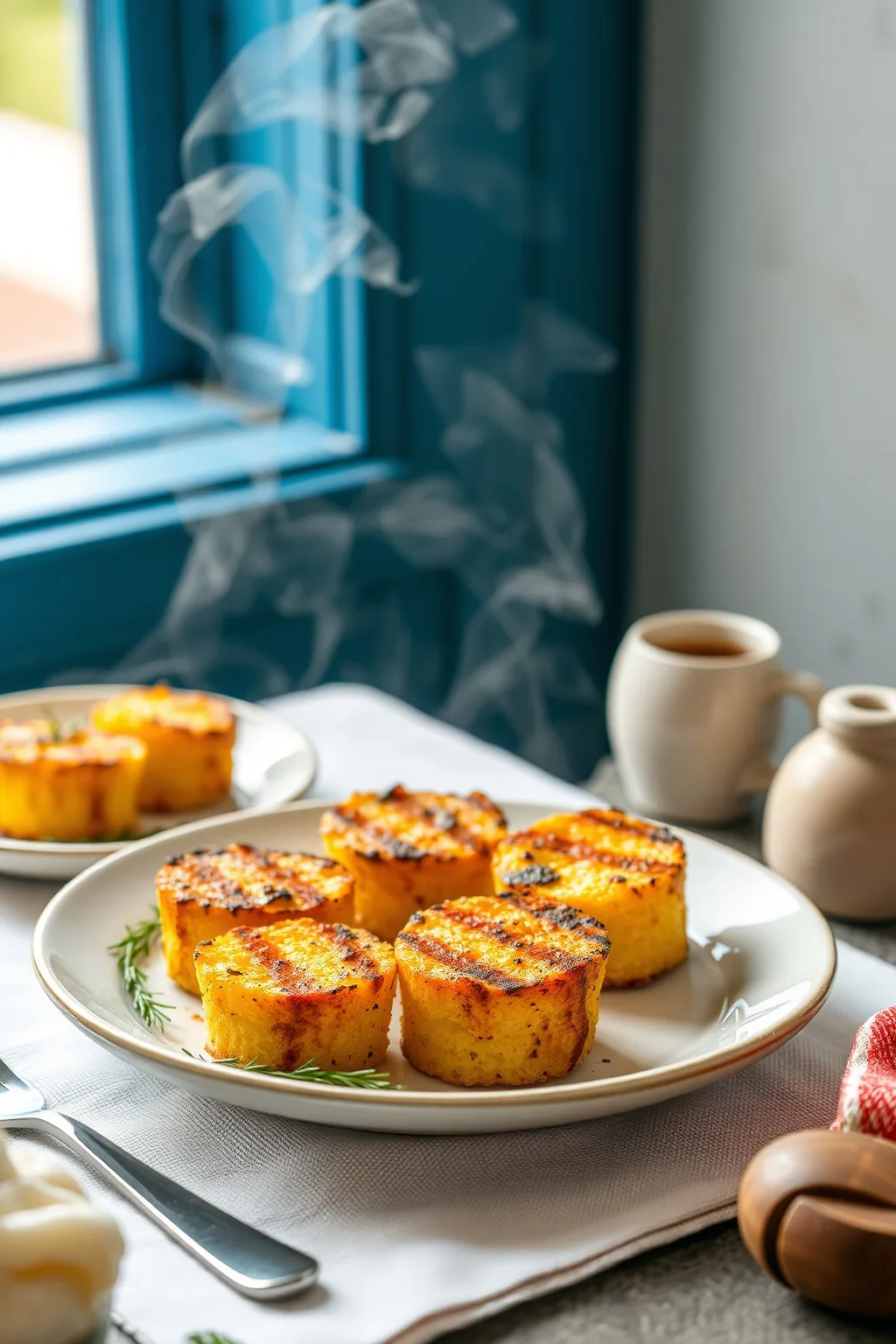 Grilled Polenta Bites Recipe