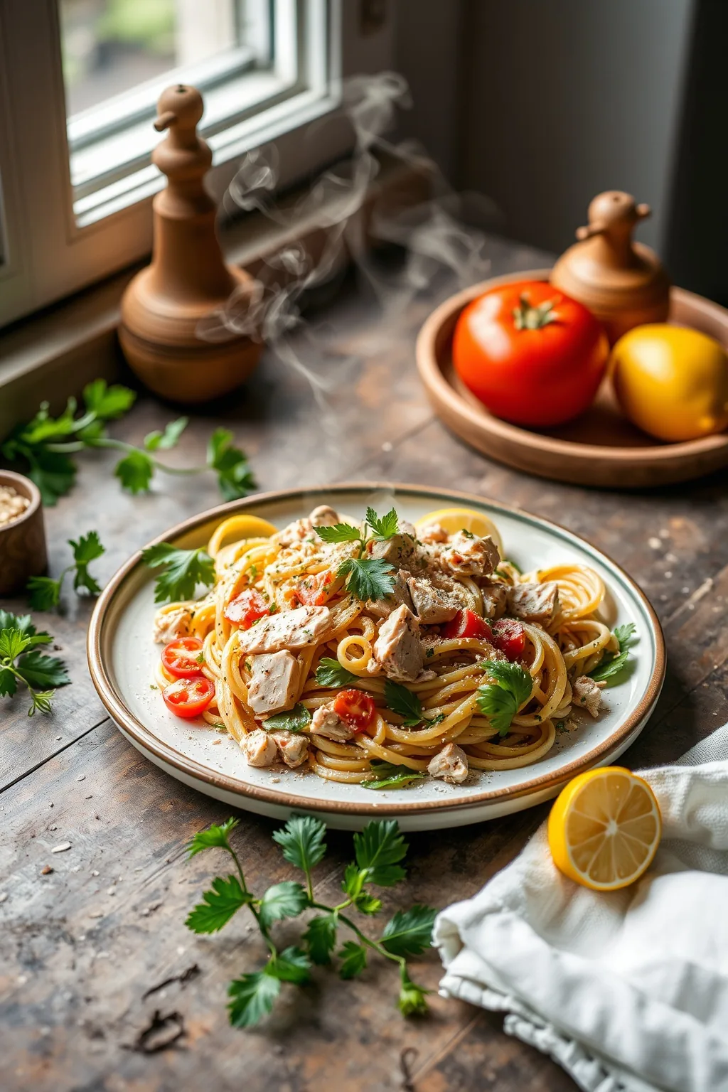 High Protein Tuna Pasta Salad Recipe