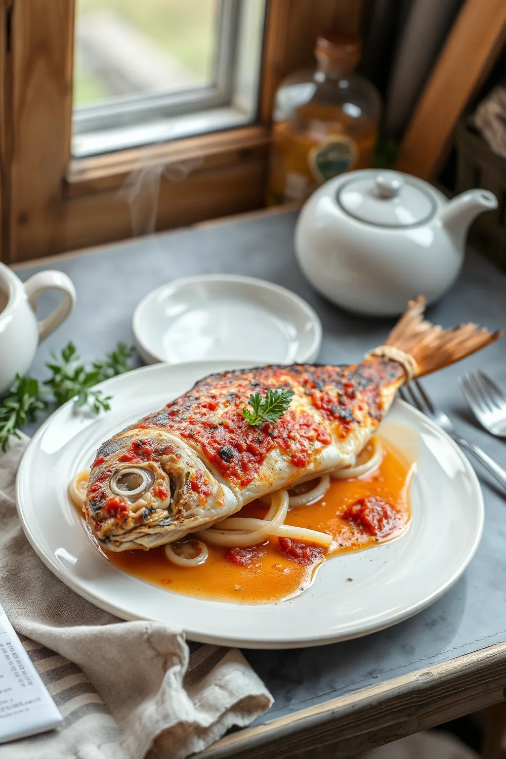 Italian Baked Sea Bream Recipe