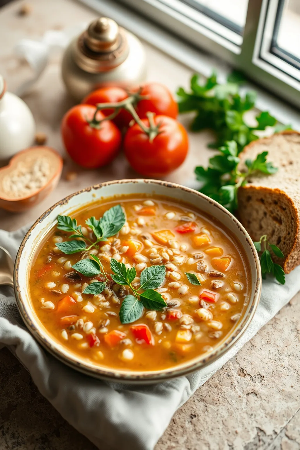 Italian Barley Soup Recipe