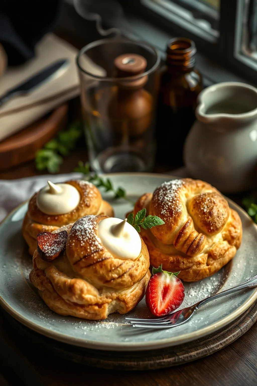 Italian Bigne Cream Puffs Recipe