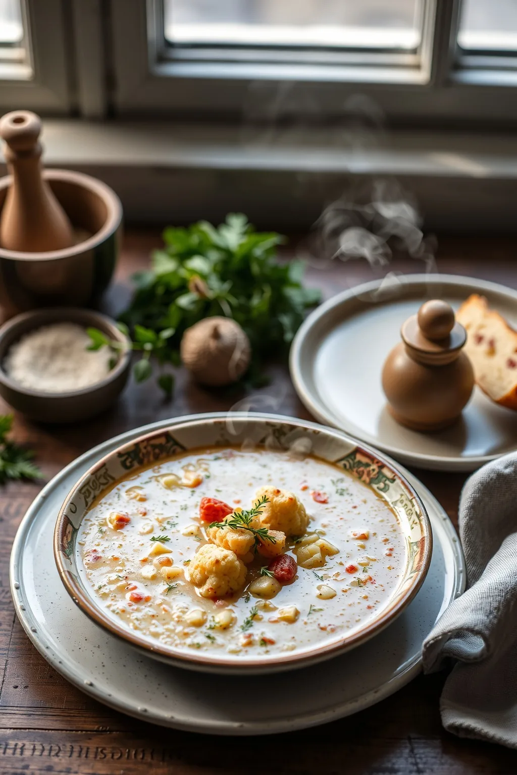 Italian Cauliflower Soup Recipe