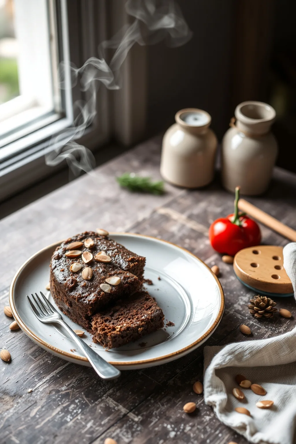 Italian Chocolate Almond Cake Recipe