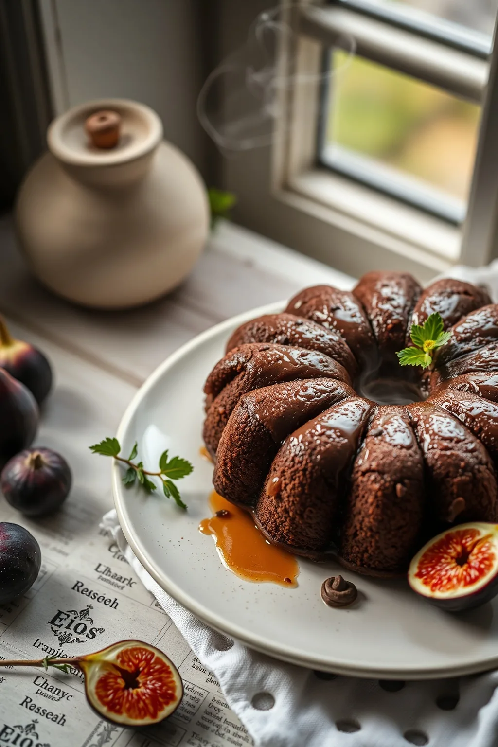 Italian Chocolate Fig Cake Recipe