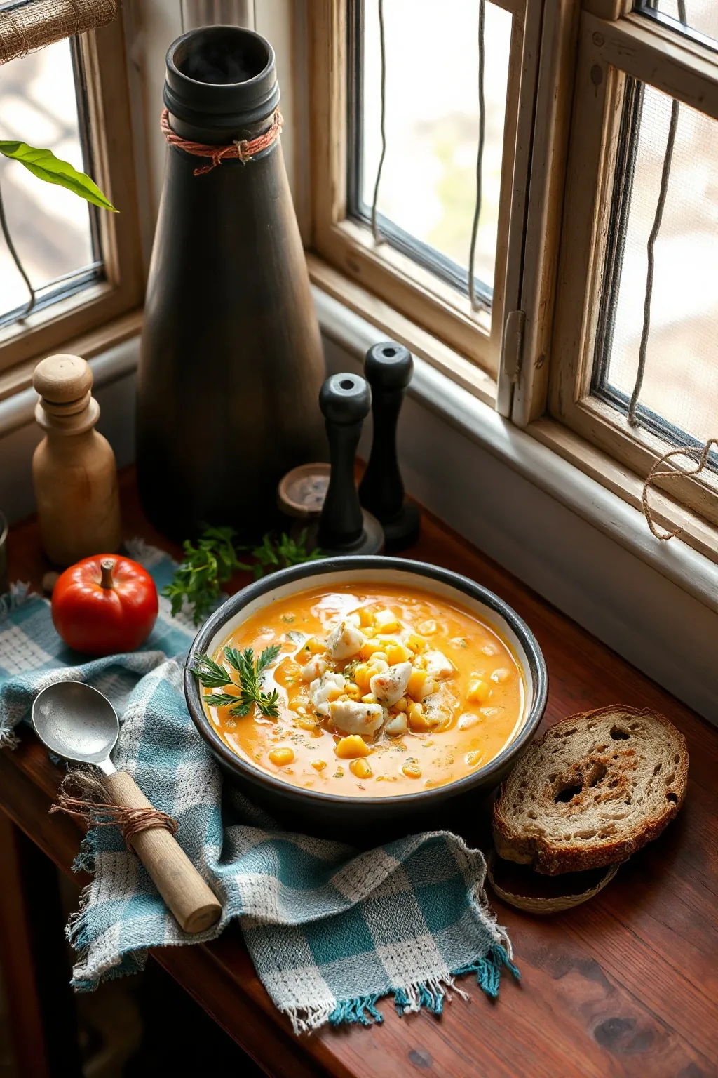 Italian Crab and Corn Soup Recipe