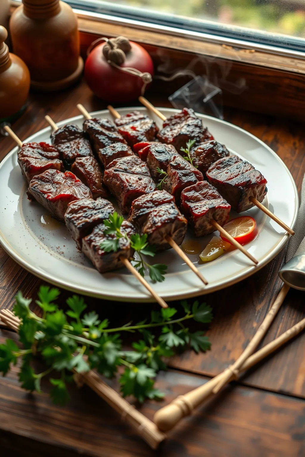 Italian Grilled Beef Skewers Recipe