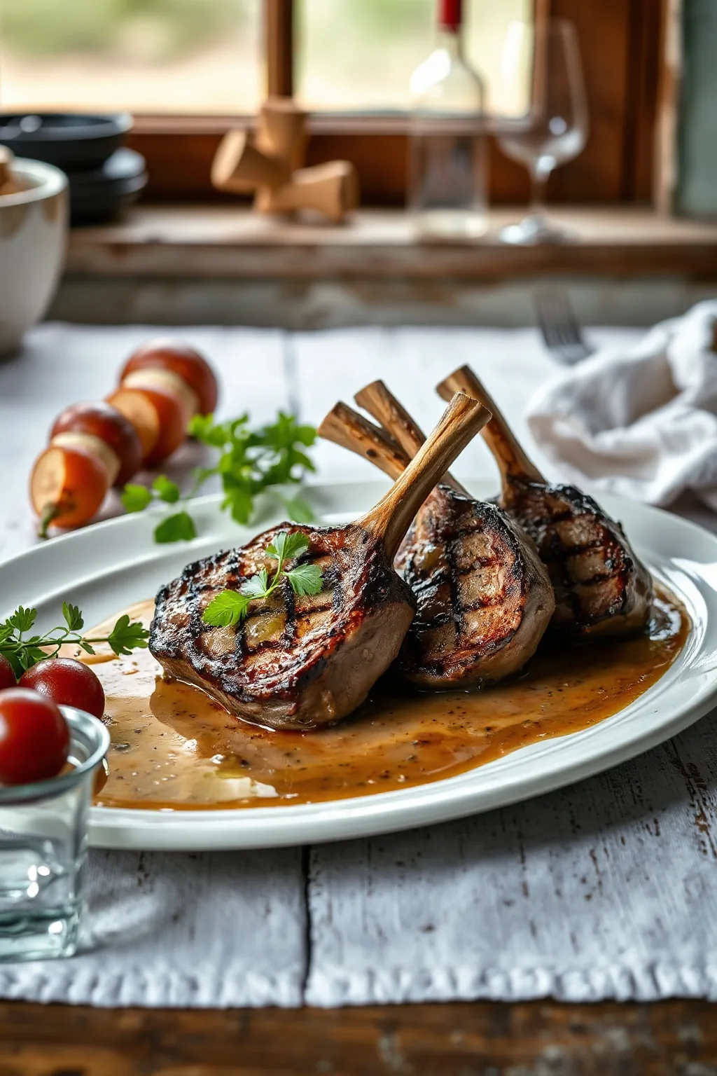 Italian Grilled Lamb Chops Recipe