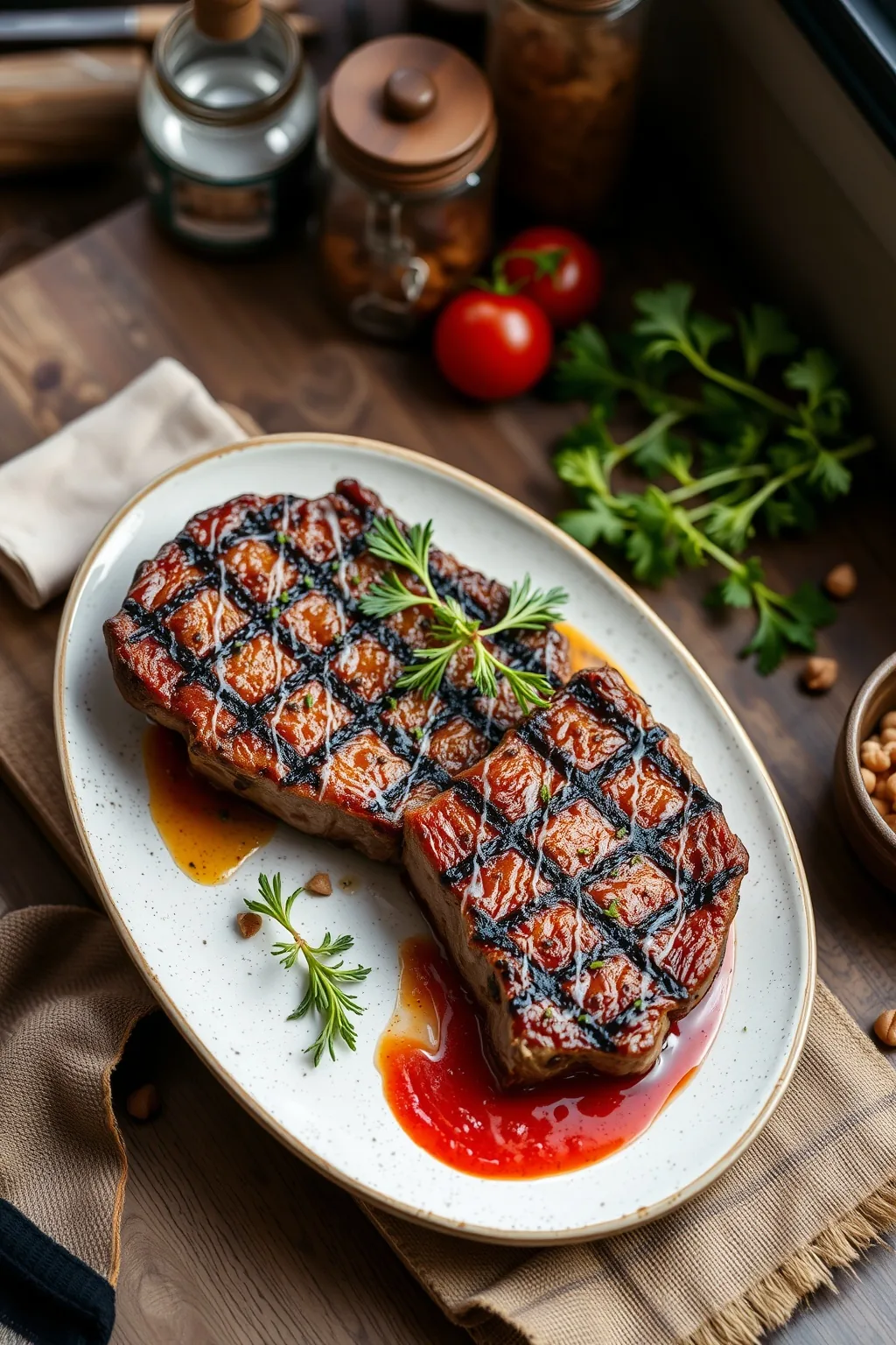 Italian Grilled Marinated Steak Recipe