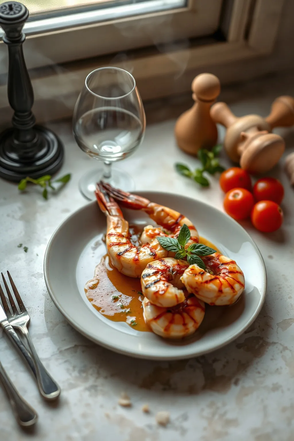 Italian Grilled Prawns Recipe