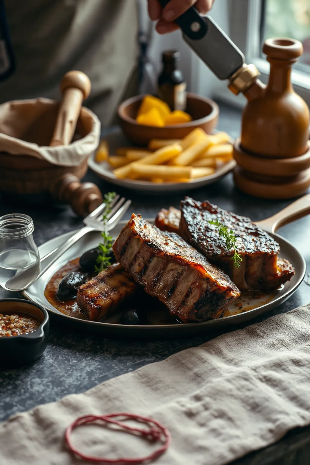 Italian Grilled Short Ribs Recipe