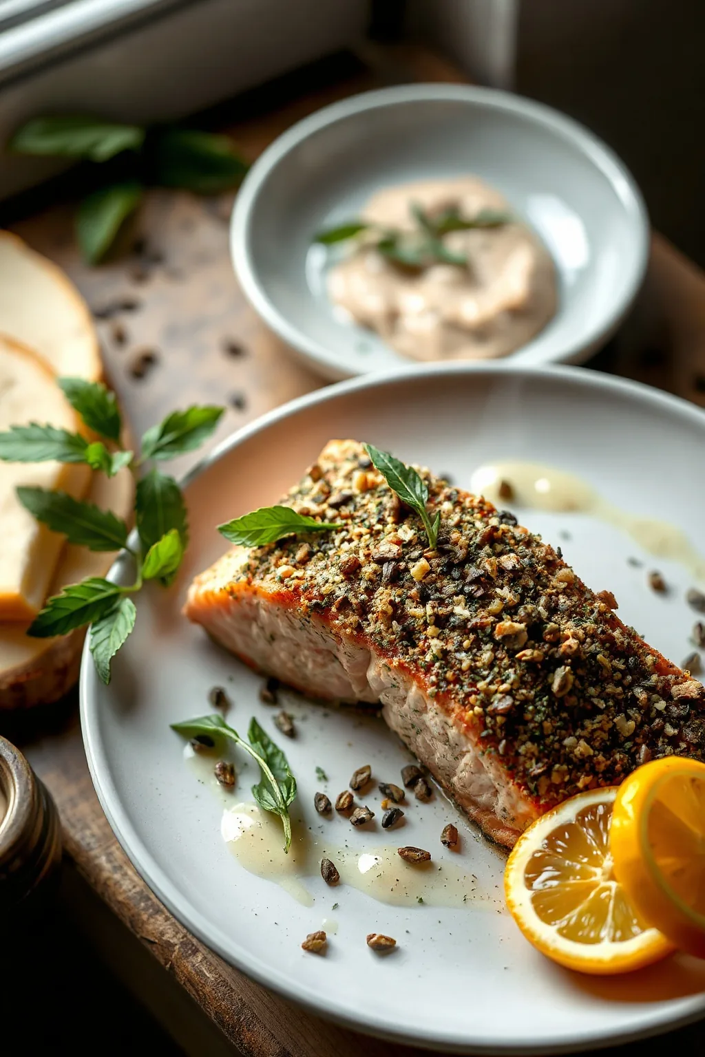 Italian Herb Crusted Salmon Recipe