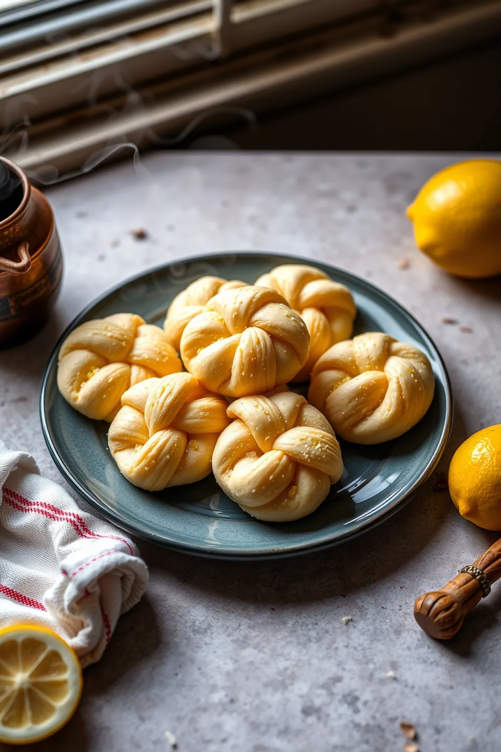 Italian Lemon Knot Cookies Recipe