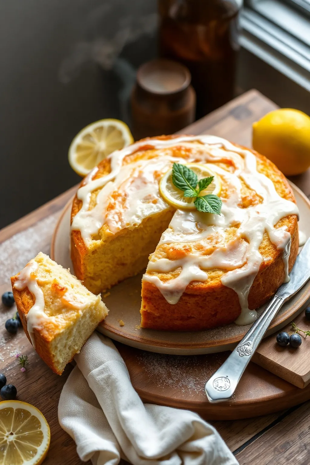 Italian Lemon Ricotta Cake Recipe