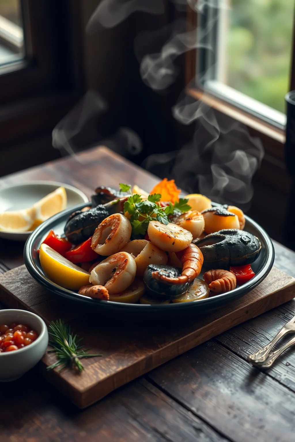 Italian Mixed Seafood Grill Recipe