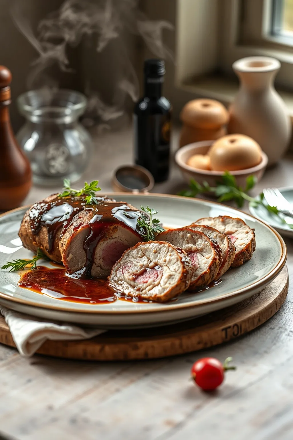 Italian Pork Tenderloin with Balsamic Recipe